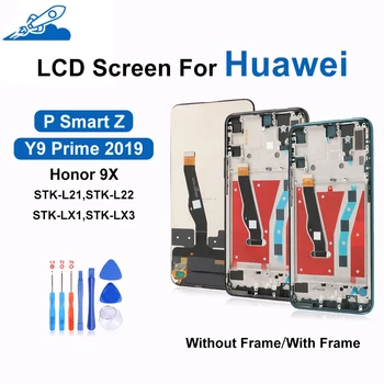 Lcd Za Huawei P Smart Ž/Y9 Prime 2019 Zamenjava Zaslona Zaslon na Dotik Čast 9X STK 