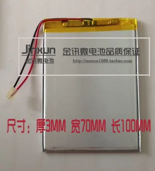 Resnično 3,7 V litij-polimer baterija 3070100 tablični računalnik navigator