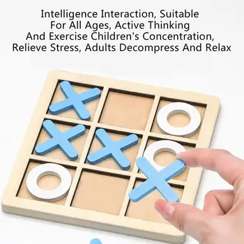 Starš-Otrok Interakcije Prosti čas Igre OX Šah Smešno Razvoj Inteligentnih Izobraževalne Igrače, Sestavljanke Igro Otroci Darilo