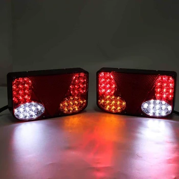 2Pcs 12V LED Rep Svetlobe, Zadnja Zavora Signal Svetlobo, ki je Primerna za Avto, tovornjak Tovornjak Priklopnika