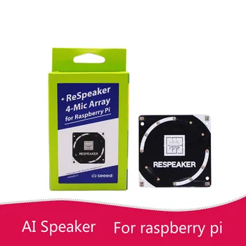 ReSpeaker 4-Mic Matrika za Raspberry Pi 3 B+ 4 Mikrofoni Matrika za AI Glasovne Aplikacije Quad-mikrofon Širitev Odbor
