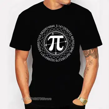Matematika Pi Simbol Moške Kratkimi Rokavi T-Shirt Cadeau Ženske Tees Smešno Mens T-Shirt Obleko Unisex Vrhovi Srajca