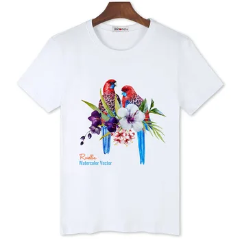 BGtomato lepe ptice papiga tshirt moški nov modni priložnostne t-shirt je super kul živali tiskanje vrhovi ulične hip hop