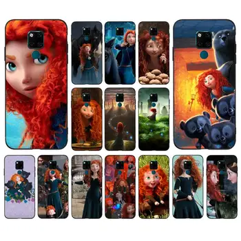 Disney Pogumen Merida Princesa Primeru Telefon za Huawei Mate 20 10 9 40 30 pro lite X Nova 2 3i 7se