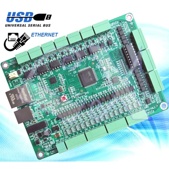 Freeshipping B različico 6 os Mach3 USB/Ethernet dvojni vmesnik odbor(EDG381) CNC nadzor Gibanja kartico delal z Mach3
