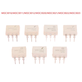 10Pcs Integrirano Vezje Optocoupler IC MOC3010 MOC3011 MOC3012 MOC3020 MOC3022 Elektronskih Komponent