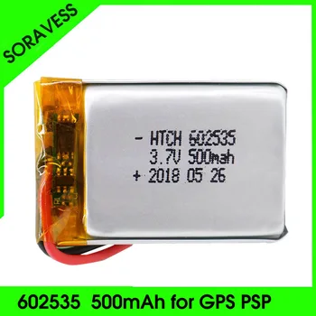 Ponudbe litijeva baterija litij-polimer baterija za ponovno Polnjenje 602535 500 mah 3,7 V Za MP3, MP4 MP5 GPS, PSP SREDI Bluetooth Slušalke