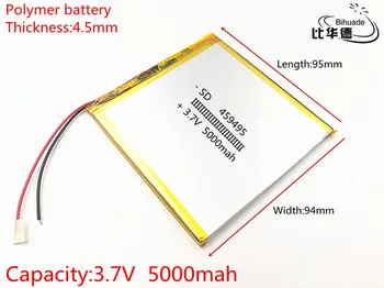 3.7 V,5000mAH 459495 (polimer litij-ionske baterije) Li-ion baterija za tablični računalnik 7 palčni 8 9 inch inch