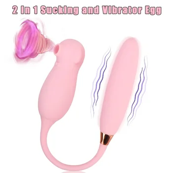 G Spot Stimulacije Vagine Vibracijsko Opozarjanje Z Vibriranjem Jajca Sex Igrače Za Žensko Večfunkcijsko Sesanju Vibrator Za Klitoris Nastavek Bedak