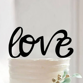 Akril Torto Pokrivalo ljubezen Votlih poroko ljubezen cake pokrivalo poroka dekoracija