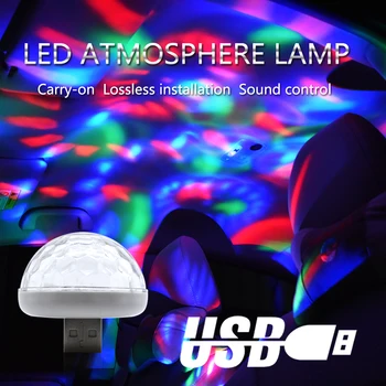 2020 NOVE Multi Color USB LED Avto Notranje Vzdušje Lučka Auto Notranje Dekoracije Neon Pisane Svetilke Avto Dodatki