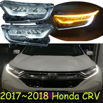 1set LED,2017~2018,Avto Styling za CRV Žarometi dnevne luči,avto, dodatna oprema,avto odbijača žaromet CRV glavo svetilka