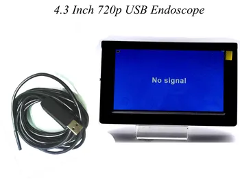 4.3 palčni Monitor Prenosni 720P USB-Endoskop Fotoaparat