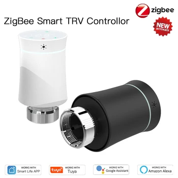 Tuya ZigBee3.0 Nov Radiator Pogonu Ventila Smart Programabilni Termostat Temperature Grelnika TRV Alexa Glasovni Nadzor