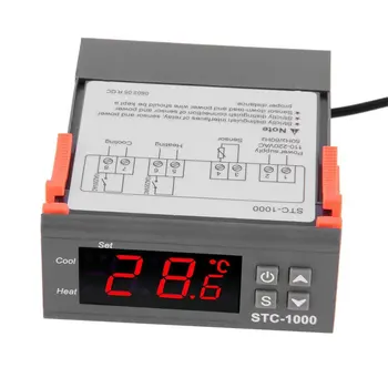STC-1000 STC 1000 LED Digitalni Termostat za Inkubator Temperaturni Regulator Thermoregulator Rele za Ogrevanje, Hlajenje 12V 24V 220V