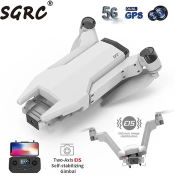 SGRC 6K Fotoaparat Brnenje 4K GPS Poklicno 2AXIS Gimbal Fotoaparat Quadcopter RC Brushles 25 MINUT 5G FPV 1.2 km Dolge Razdalje Dron L100