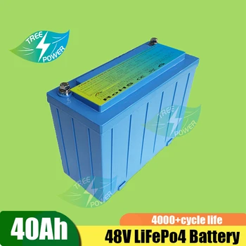 48V Litijeva Baterija 48V 40Ah lifepo4 Baterije za nujno medicinsko pralni sončne+ 5A polnilnik 2