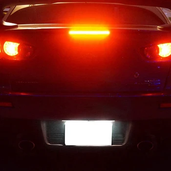Rdeče Leče Full LED Trunk Lid Tretja Zavorna Luč Bar Zbora za Mitsubishi Lancer Evolution X Limuzina 2008-2016 3