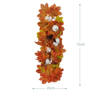 1PC Simulacije Maple Leaf Ponaredek Rastline DIY Zid Viseči Okraski Festival Žetve Ozadju Dekoracijo Sten 4