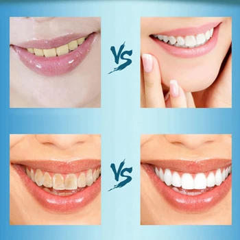 Naravna Bambus, Oglje za Beljenje Zob Prahu Nastavite Močna Formula Beljenje Zob Prahu z zobno Ščetko za Ustno Higieno Čiščenje 4
