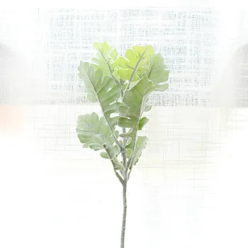 Moda Umetna Rastlina, 10 KOS Zeleno Listje, Želod Listov DIY Doma Vrt Stranka Dekoracijo Ins Slog Fotografije Rekviziti Ponaredek Cvet 4