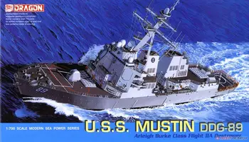 DRAGON 7044 1/700 obsega U. S. S. Mustin DDG-89 ladje model komplet 2019