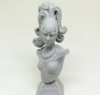 1/12 stari fantasy žensko bojevnik bust (S podnožjem )Smole, slika Model kompleti Miniaturni gk Unassembly Unpainted