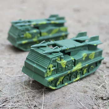 10PCS Otroci Darilo 7.5 cm, Plastična Igrača 10PCS Vojak Pribor Vojaške Playset Model Gradnjo Kompleti Tank Model