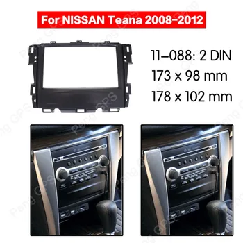 2 din avtoradio stereo Vgradnjo Fascijo DVD Player namestitev facia dash komplet Za NISSAN Teana 2008-2012 okvir Obraza Ploščo Avtomobila 0