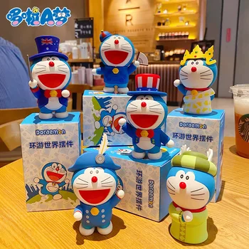 6 Slogov Kawaii Anime Doraemon Pvc Akcijska Figura Model Zbirka Lutke Boxed Igrače Anime Okraski, Igrače Za Otroke Darila