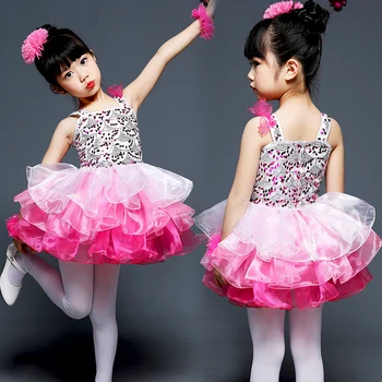 Otroške kostume sequins dekleta sequins ples krila Pompon krilo otrok princesa obleko modni brvi balet uspešnosti oblačila