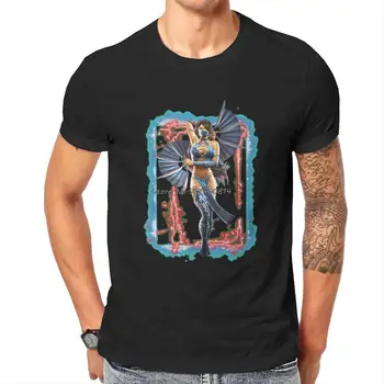 Mortal Kombat in Video Igre, MK9 Kitana Umetnosti Classic Majica Classic Grunge Visoke Kakovosti Tshirt Prevelik O-Vratu Ulične