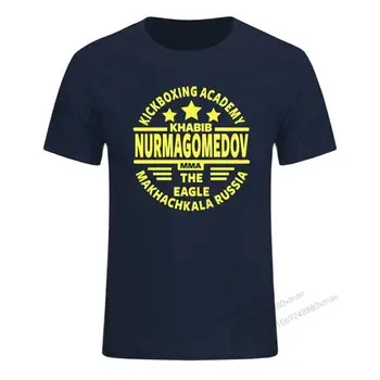 Poletje Vroče Prodaje Nov Prihod Za Moške Khabib Nurmagomedov T Shirt Priljubljena Camiseta 100% Bombaža, Kratek Rokav Tee Majica Plus velikost