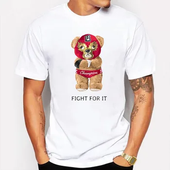 Boj Za To, medvedek T Shirt Casual Moški/ženske T-Shirt Kratek Rokav Bombaž Vrhovi Harajuku Majica Prevelik Poletne Obleke 0