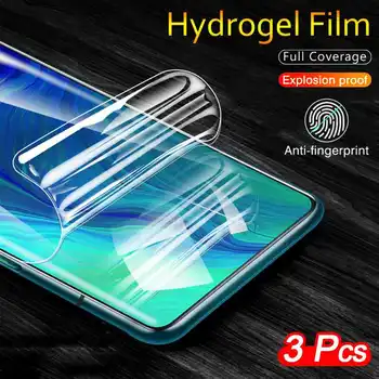 BeoYG 3Pcs 9D Hydrogel Film Stekla Za Meizu Opomba 9 8 X8 V8 18 Pro 17 16X 16s 16t 16 Plus 15 7 Screen Protector