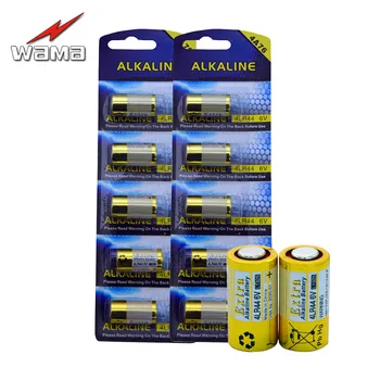 10pcs/paket Wama Alkalne Baterije 4LR44 6V 476A L1325 PX28A Primarne Baterije Zamenjajte za Psa Šok/Usposabljanje Ovratnice Fotoaparat Celic 0