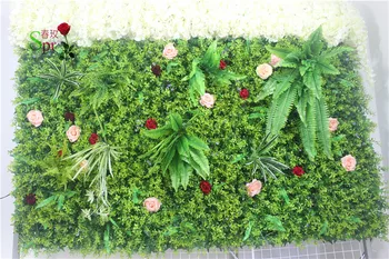 SPR Brezplačna Dostava Visoke kakovosti 10pcs/veliko poročno dekoracijo ozadju Umetno travo poroko ozadje cvet cesti vodi