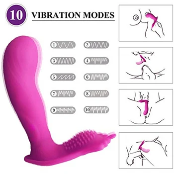 Daljinski upravljalnik Nosljivi Vibrator, Dildo Vibratorji za Ženske, G-spot Klitoris Nevidno krono Vibracijsko Jajce Sex Igrače 18
