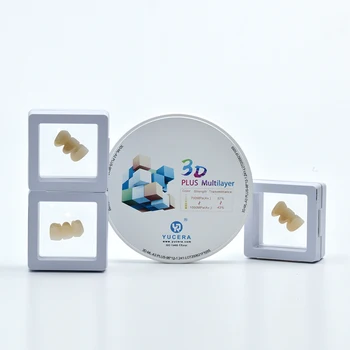 Yucera B1 3D Večplastne Cad Cam Dental Lab 3D-Pro Večplastne Zobni Cirkonij Blok