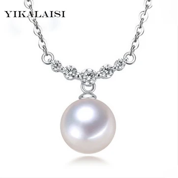 YIKALAISI 100% 925 Sterling Srebrni nakit pearl choker nakit obesek fit ogrlica naravni biser Nakit vrhunske kakovosti