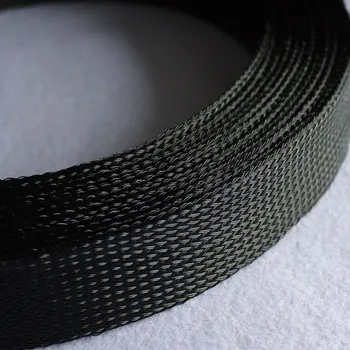 1M kabel rokav pleteni 60-100 mm black Snakeskin očesa Žice Zaščiti HIŠNIH Najlon Kabel Rokav žične mreže šok