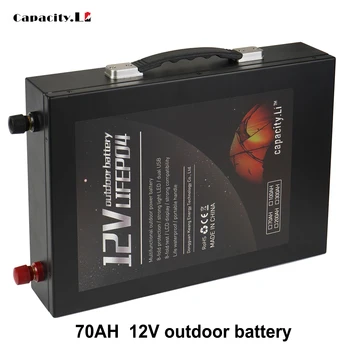 12V 100AH Lifepo4 baterije 70ah litijeva baterija za ponovno Polnjenje z bms za RV Prostem kampiranje 0