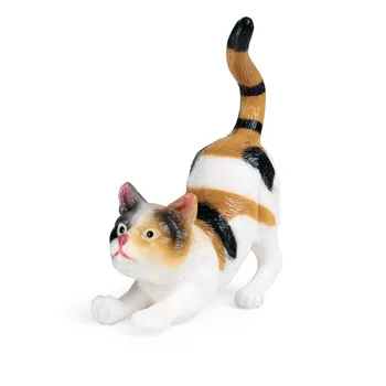 Otrok statične trdna mačka model domača mačka divja mačka rumeno mačka Bo Manmao plastične igrače, okraski