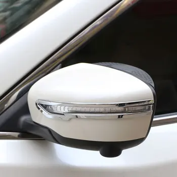 Jameo Auto Avto Chrome Rearview Mirror Varstvo Trakovi Ogledala Trim Nalepke za Nissan X-trail, T32 Qashqai J11 Deli