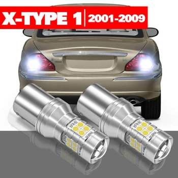 Za Jaguar X-TYPE XTYPE X TIPA 1 2001-2009 Pribor 2pcs LED Povratne Svetlobe Varnostne Svetilke 2002 2003 2004 2005 2006 2007 2008