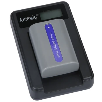 AOPULY 1 x FP50 NP-FP50 FP51 Baterija + LCD USB Polnilec za SONY DCR-DVD105 DVD405 DVD605 DCR-HC21 DCR-HC26 DCR-30 DCR-HC28 PM094 0