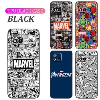 Marvel Logotip Avengers Primeru Telefon Za Realme Q3S GT Q3 C21Y C20 C21 V15 X7 V3 V5 X50 Q2 C17 C11 C12 Pro 5G TPU Pokrov