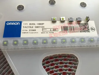Japonska je Omron B3SL-1002P nepremočljiva prah silikonski touch stikalo 6*6*3.4 obliž 4 stopala gumb