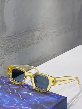 Rhodeo 102 Kuzma sončna Očala za Moške Polarizirana Retro Očala Za Ženske Acetat Kvadratnih sončna Očala Vožnje Street Punk Očala
