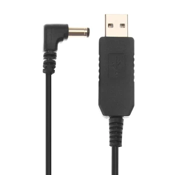 2pcs Pribor Linije napajalni Kabel za Povezavo, Walkie Talkie, Črna Vnos Prilagodljivo Osnovo Prenosni USB Adapter za Polnilnik Za Baofeng